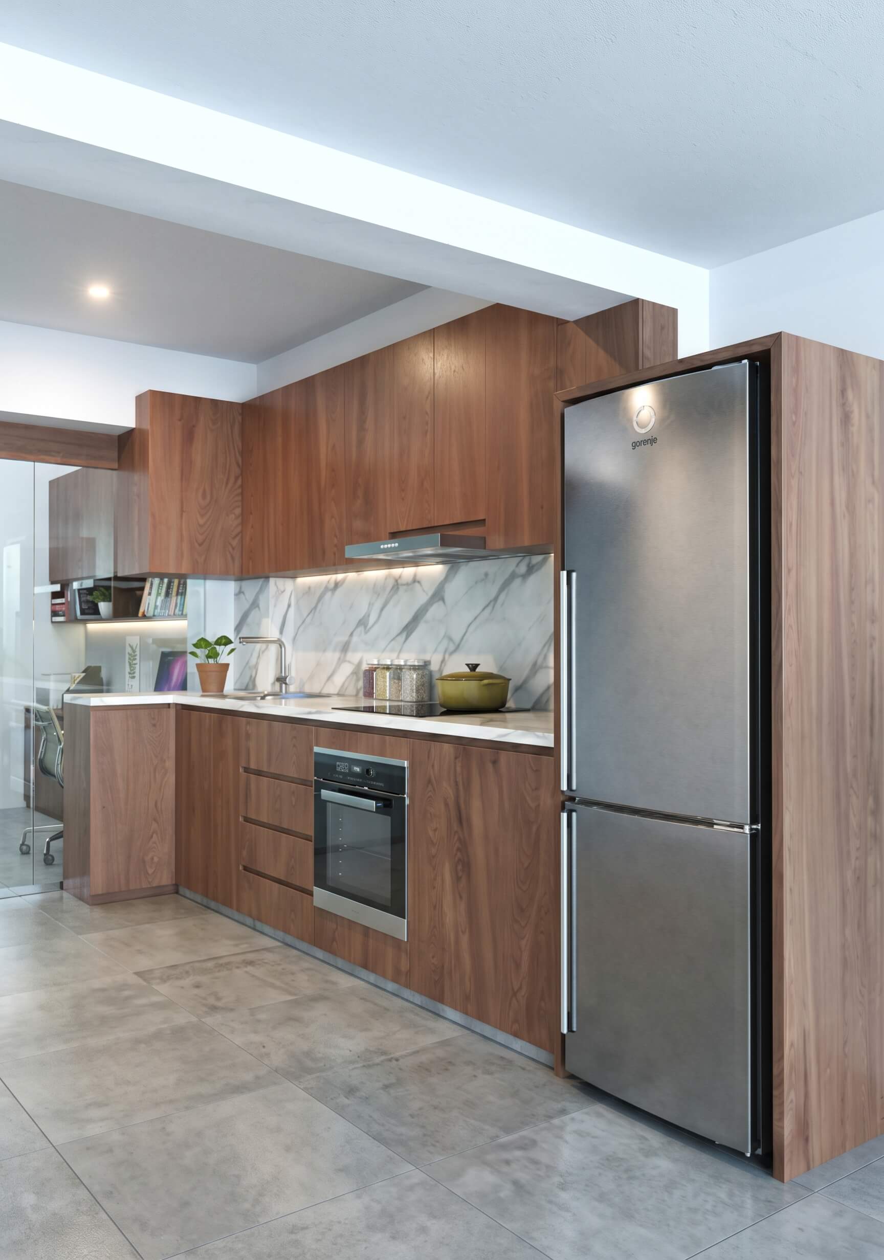 MUEBLE COCINA ENCHAPADO LIMA